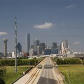 Dallas Skyline from South Zang Blvd.
