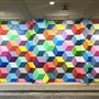 3-D Cube Multi-Color Mural - West Village