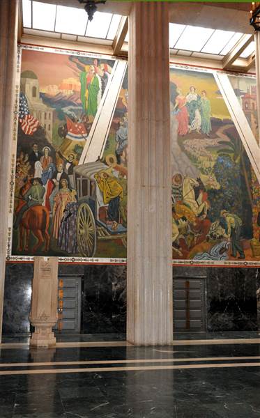 Fair Park - Hall of State - Mural in Great Hall (3/18/2014 - Credits: Jan Thomas)
