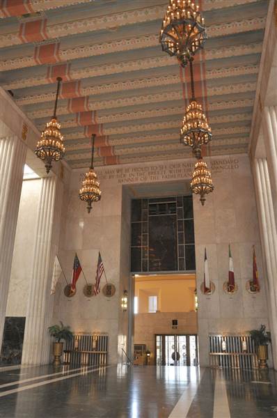 Fair Park - Hall of State - Great Hall looking to entrance (3/18/2014 - Credits: Jan Thomas)