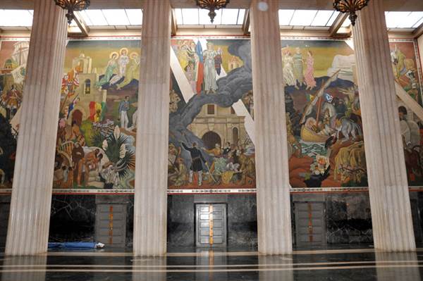 Fair Park - Hall of State - Mural in Great Hall (3/18/2014 - Credits: Jan Thomas)