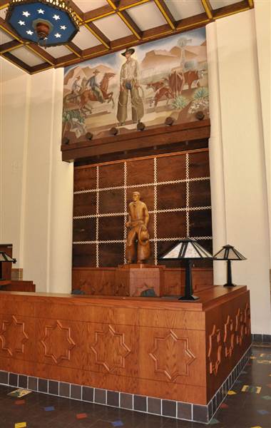 Fair Park - Hall of State - W. Tx. room/Library (3/18/2014 - Credits: Jan Thomas)