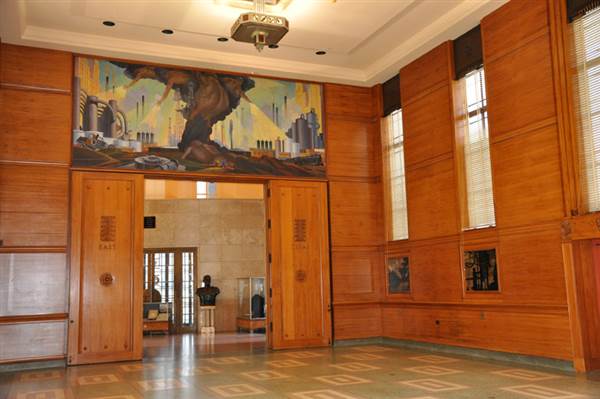 Fair Park - Hall of State - E. Tx. room looking into Hall of Heroes (3/18/2014 - Credits: Jan Thomas)
