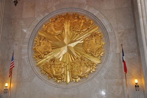 Fair Park - Hall of State - Great Hall Seal (3/18/2014 - Credits: Jan Thomas)