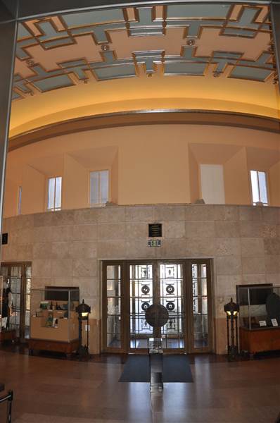 Fair Park - Hall of State - Entrance from Hall of Heroes (3/18/2014 - Credits: Jan Thomas)